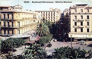Oran - Boulevard Clemenceau - Hotel Martinez